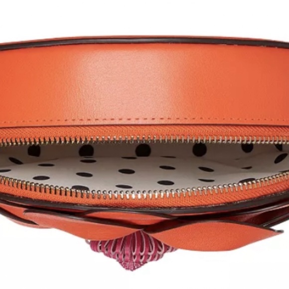 NWOT Petal Smooth Leather 3d Flower Crossbody - Picture 4 of 14